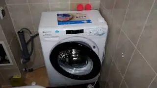 Review-feedback on the Candy CSS34 1062DB1-07 washing machine plus a convenient homemade dryer fo...