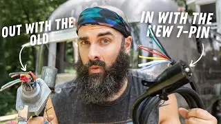 INSTALLING NEW TRAILER WIRING in a 1973 AIRSTREAM ⚡️ (ep. 12)