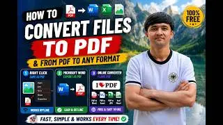 3 Easy Ways to Convert Files to PDF & PDF to Word, JPG & More | FREE Methods