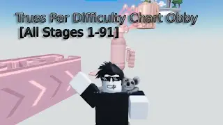 Truss Per Difficulty Chart Obby [All Stages 1-91]