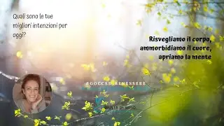 Quali sono le tue migliori intenzioni per oggi?