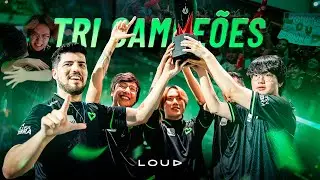 VLOG: A LOUD é TRICAMPEÃ BRASILEIRA de LOL!