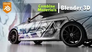 Learn Blender: 2 Basic Methods of Combining Materials Tutorial