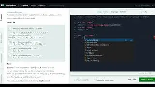 Hackerrank Python Solution #3 Collections - Python: collections.Counter()