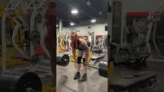 385 after multiple sets prior… Positioned in between a regular dead lift and a stiff leg dead lift.