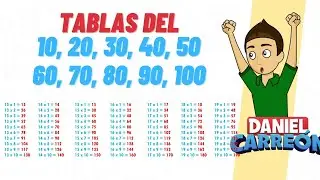 Times Tables of 10, 20, 30, 40, 50, 60, 70, 80, 90 and 100 Super easy - For beginners