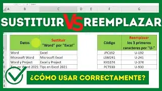 What is the DIFFERENCE between the REPLACE and SUBSTITUTE functions?
