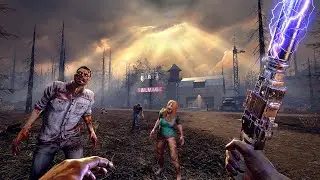 Зомби повсюду!Выживание в дикой природе!(7 days to die)