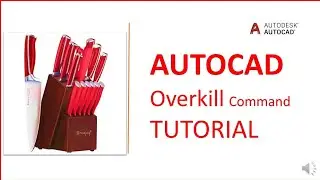 যে কমান্ড না জানলেই নয় || AutoCAD 17 || Overkill Command