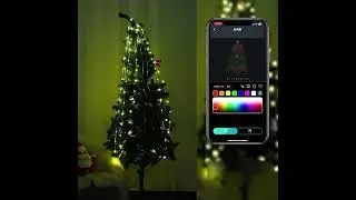 Christmas Light String Remote Control Point Control Line Light String Intelligent Lamp