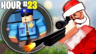 24 Hours as Santa Hitman in Roblox Jailbreak..
