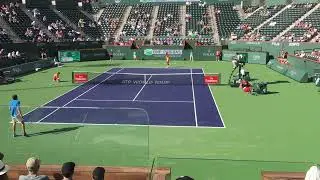 Level View: Frances Tiafore vs Taylor Fritz                      |BNP PARIBAS Open 2016|
