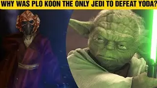 Why Was Plo Koon The Only Jedi To Ever Beat Grand Master Yoda In A Duel?