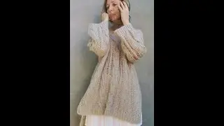 Стильный свитер из мохера