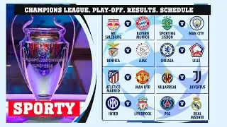 Round of 16 UEFA CHAMPIONS LEAGUE. Results, Standings.