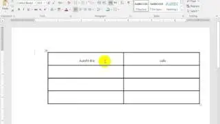 autofit cells to content or window in word