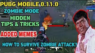 Zombie Mode secret tricks | Pubg Mobile | HIDDEN TIPS AND TRICKS | HOW TO WIN ZOMBIE MODE in TAMIL