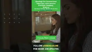 Fresher Openings For International voice/non voice process  