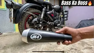 M4 Exhaust sound test demo||Bs6 Royal Enfield Classic 350||Loudest|modification@RoyalSourabhVlog
