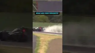 Cadillac ripping the track hard in the rain! 🤯