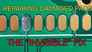 How To Repair Damaged /Missing PCB Pads - INVISIBLE Fix  