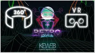 [360°/VR Video] Visite virtuelle Retro à 360° VR 4K, Digital Grid 80's