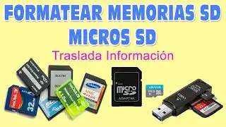 Formatear Memorias SD y micro SD como Guardar Informacion desde PC Computacion Basica