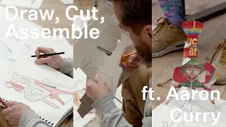 How to turn a drawing into a sculpture | ft. Aaron Curry | ArtDrunk