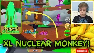 So I Unlocked the XL NUCLEAR MONKEY in Roblox Monkey Tycoon