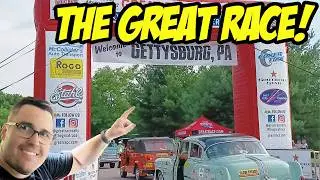 The Great Race by Hemmings - Gettysburg PA stop, let's watch the cars!