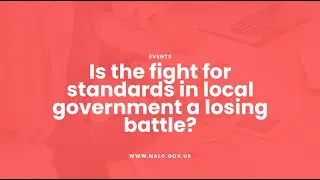 Is the fight for standards in local government a losing battle?