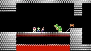 Super Mario Bros but with CARTRIDGE TILTING (Animation)