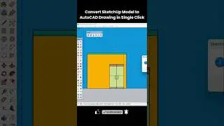 3D to 2D Converter | Convert SketchUp Model to AutoCAD Drawing in Single Click