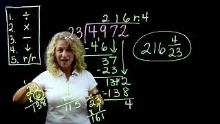 Long Division with 2 Digit Divisor  5.NBT.B.6