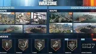 WARZONE S01 2026 ROADMAP & SNEAK PEEK - WARZONE SEASON 1 NEW CONTENT & UPDATES - New Warzone Map BO7