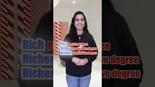 How to use Degrees of Comparison | English Grammar 