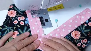 Sewing Tecniques Tutorial For Beginners | How To Sew And Complete A V- Neck #1