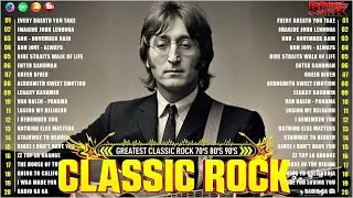 Pink Floyd, The Beatles, Bon Jovi, Metallica, Queen, Nirvana, Acdc, GN Roses 🔊 Classic Rock Playlist