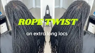 ROPE TWISTS ON EXTRA LONG LOCS!!!!