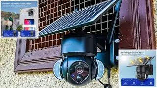 Автономна енергонезалежна 4g відеокамера з сонячною панеллю SHIWOJIA 4MP
