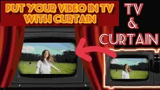 Put your video in TV with curtain, Unique, New Editing video #videoediting #inshot#editingtutorial