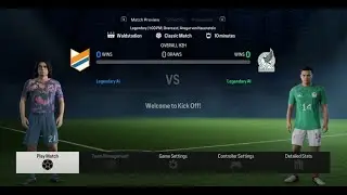 European XI vs Mexico | EA FC 24 Gameplay Simulation | [4K 60FPS]