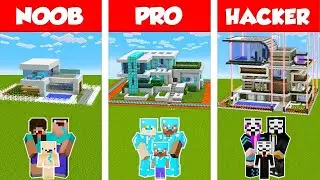Minecraft NOOB vs PRO vs HACKER: HOUSE