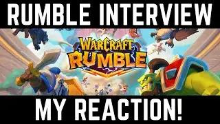 Warcraft Rumble Interview - My LIVE REACTION! | OJH