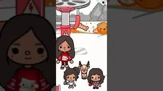 Going to see the reindeers and first day at school // Toca Life World