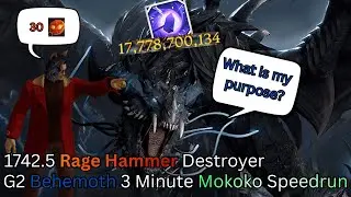 G2 Behemoth - 1742.5 Rage Hammer Destroyer Mokoko Speedrun