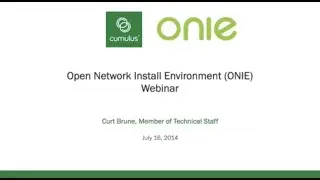 Webinar: Open Network Install Environment ONIE