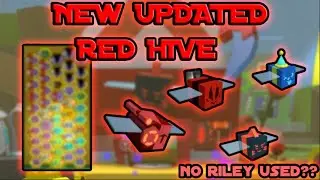 *NEW* UPDATED RED HIVE | Bee Swarm Simulator