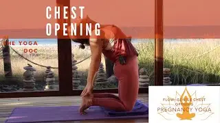 FLOW:  20 minute Pregnancy Yoga | Gentle Chest Opening | The Yoga Doc