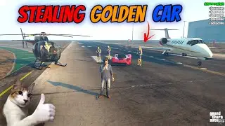 Stealing Golden car😍 in gta v #4